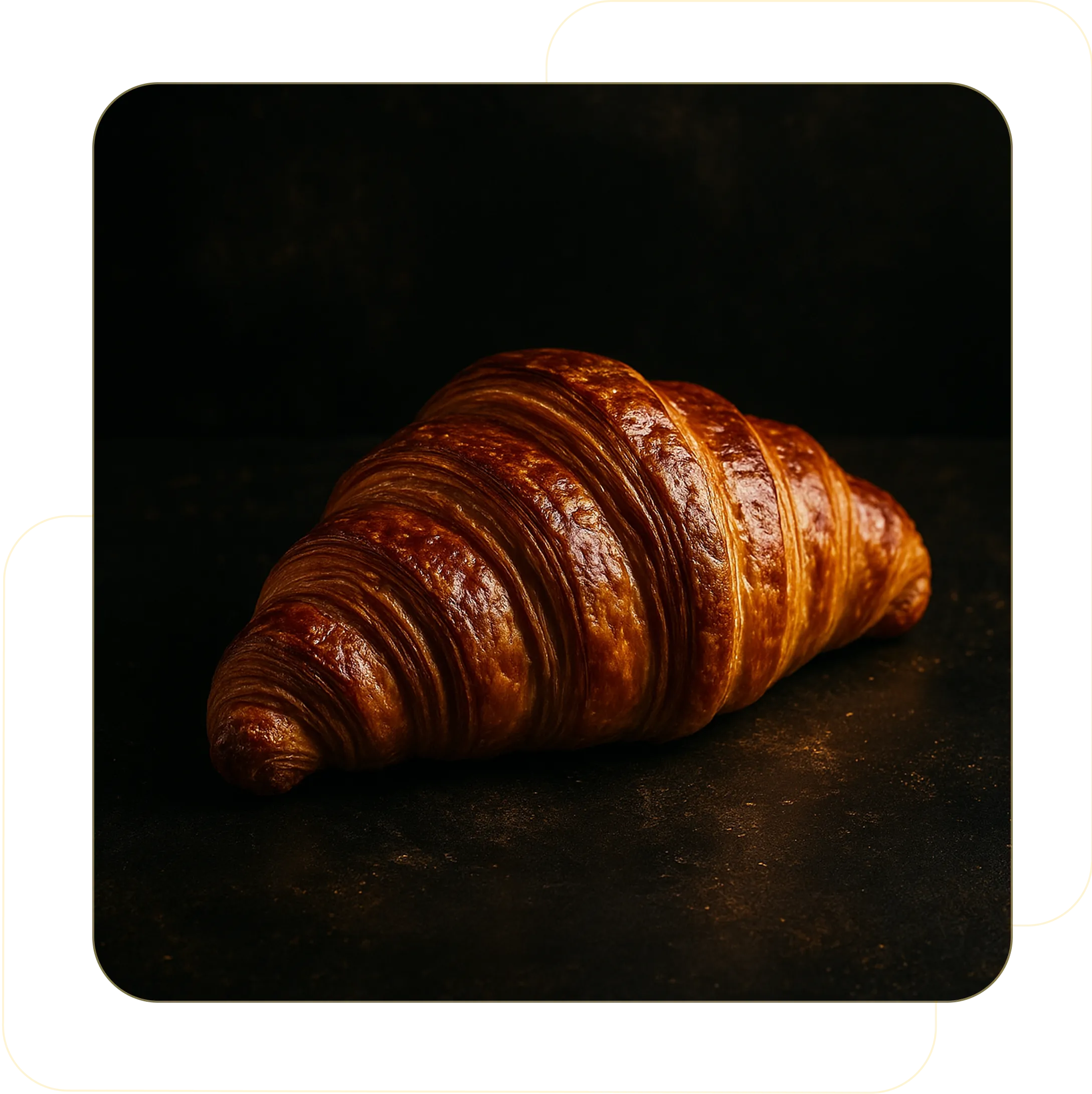 Croissant au beurre artisanal — Boulangerie & Pâtisserie Hassib